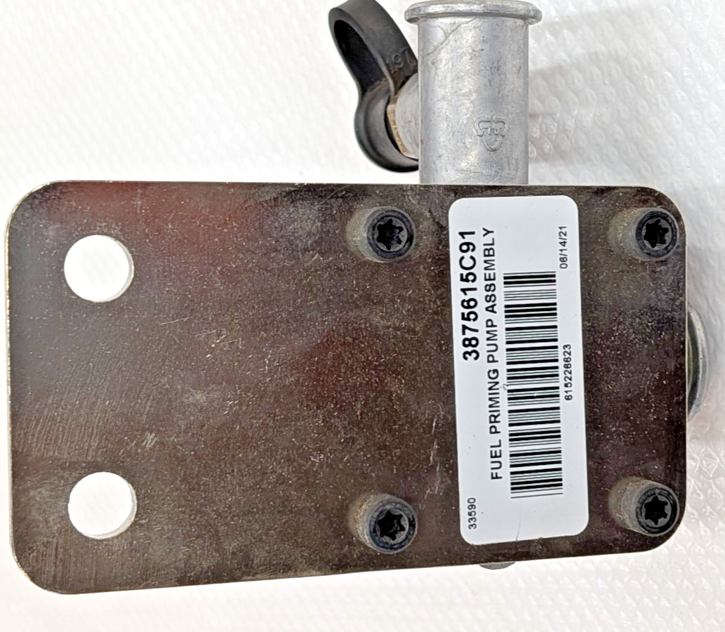 3875615C91 International Genuine Fuel Primer Pump 2607264C91 NEW Parker 33590