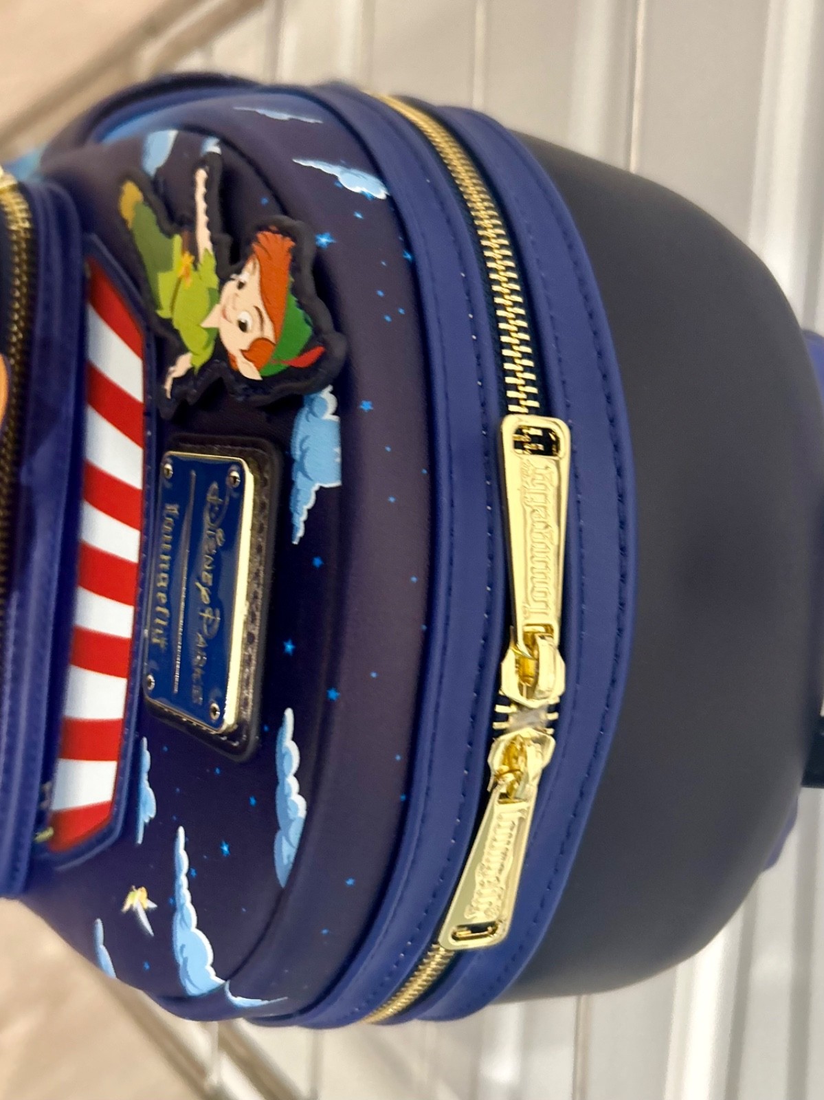 Disney Parks Loungefly Peter Pan’s Flight Ride Mini Backpack NEW With Tags Park