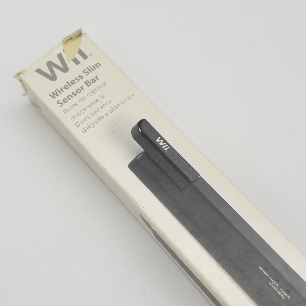 Wii Wireless Sensor Bar by Rocketfish Gaming CLEANED & TESTED Box & Instructions