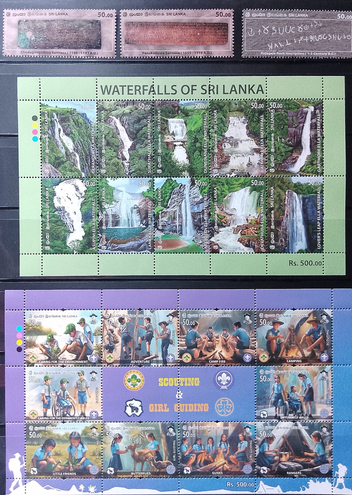 Sri Lanka Stamps Collection 2024 Year Pack Ceylon 45 Stamps (24 Individual,3MS)