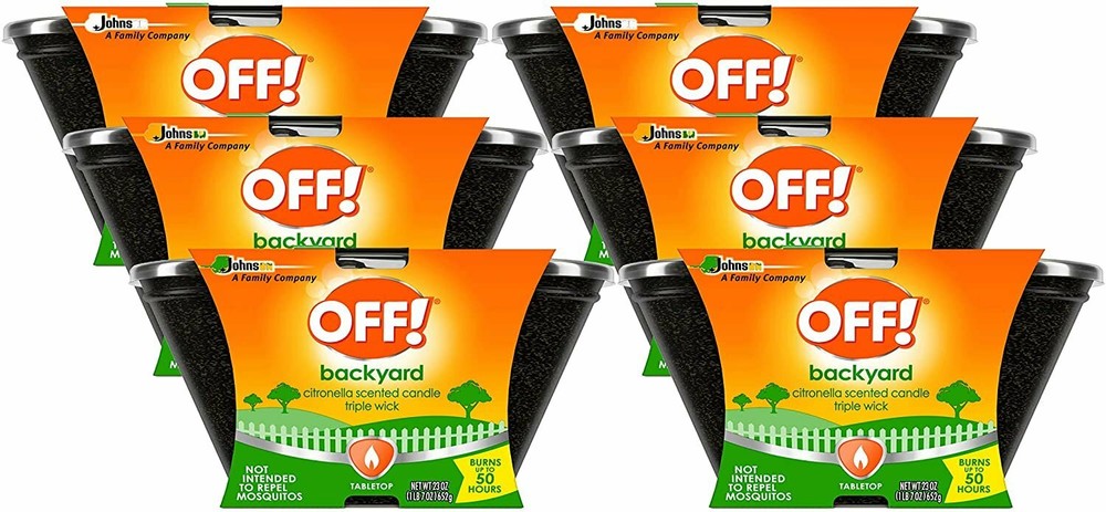 OFF! Citronella Tabletop Bucket 18 Ounce (6)