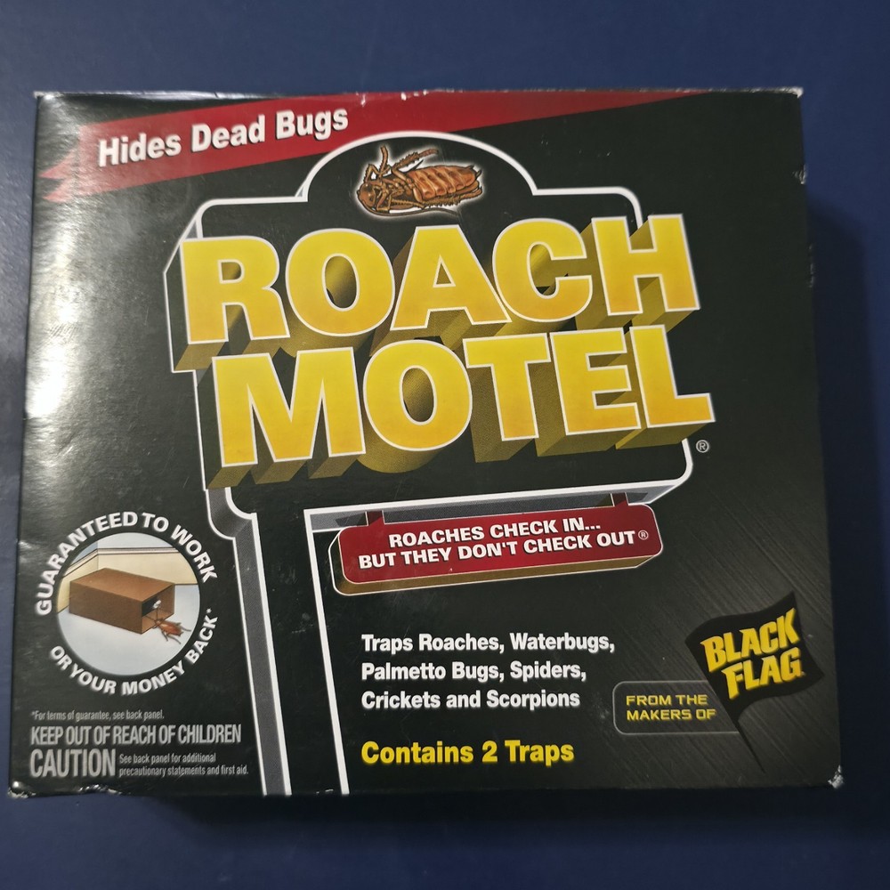 Black Flag Roach Motel Traps, 2-Count, 1-Pack