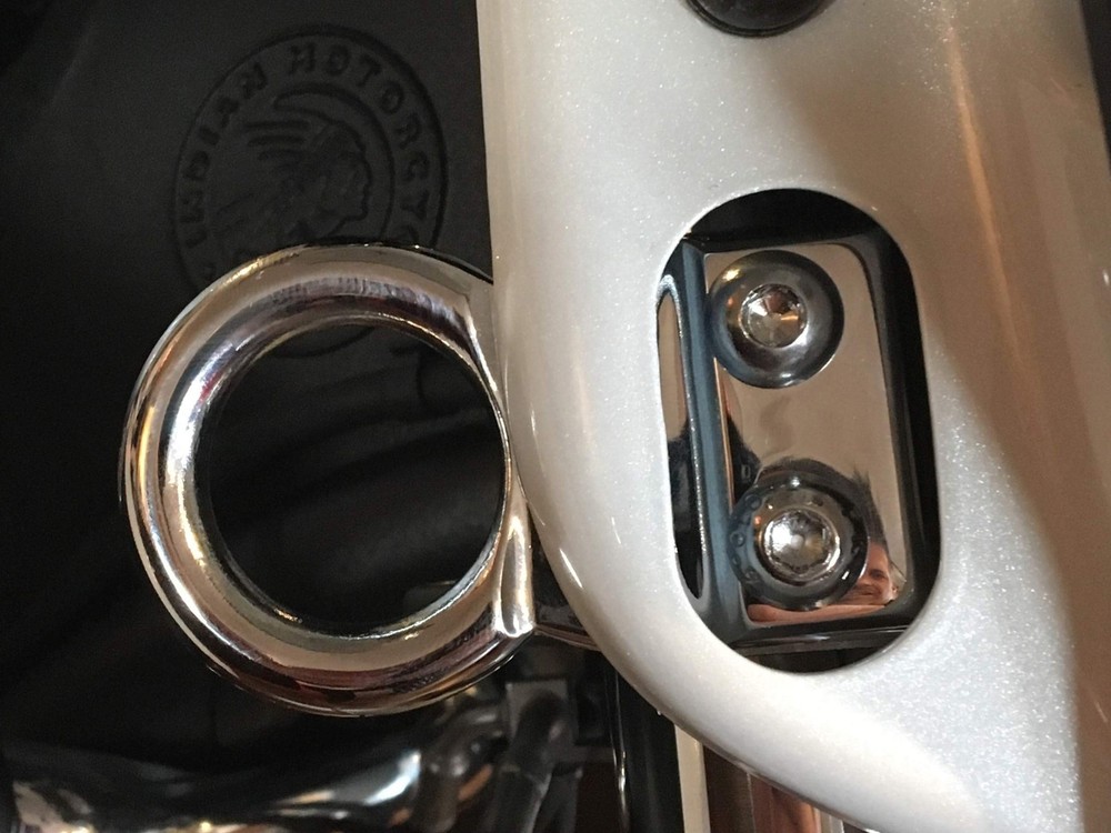 Indian Tie Down Brackets Chrome Motorcycle Roadmaster Chieftain CHROME