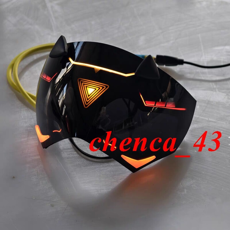 Zenless Zone Zero Trigger Eyeshade Half Face Mask Led Face Shield Remote Control