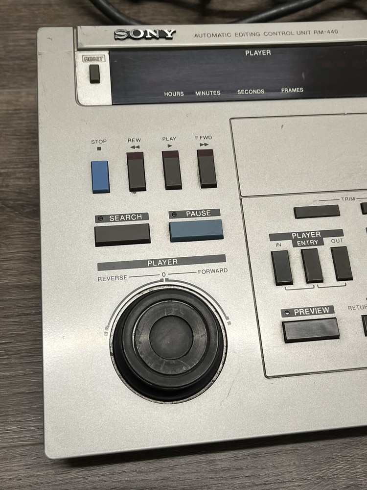 Sony Model RM-440 Automatic Editing Control Unit