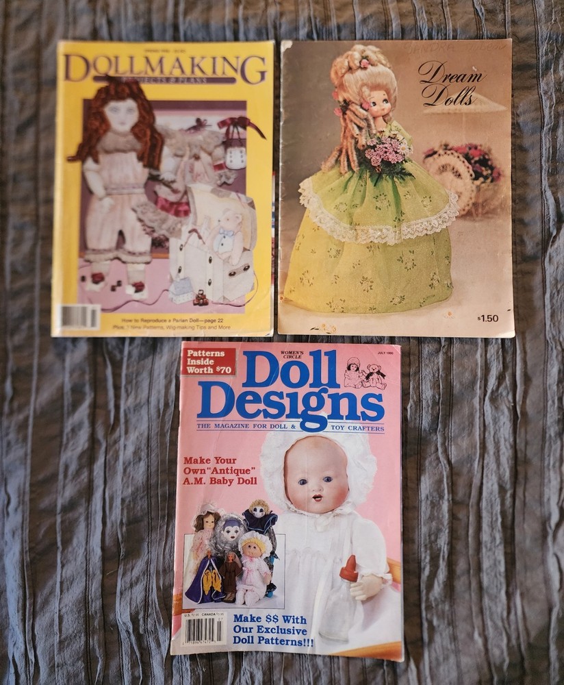 Vintage Doll Making And Designs Booklets (3)