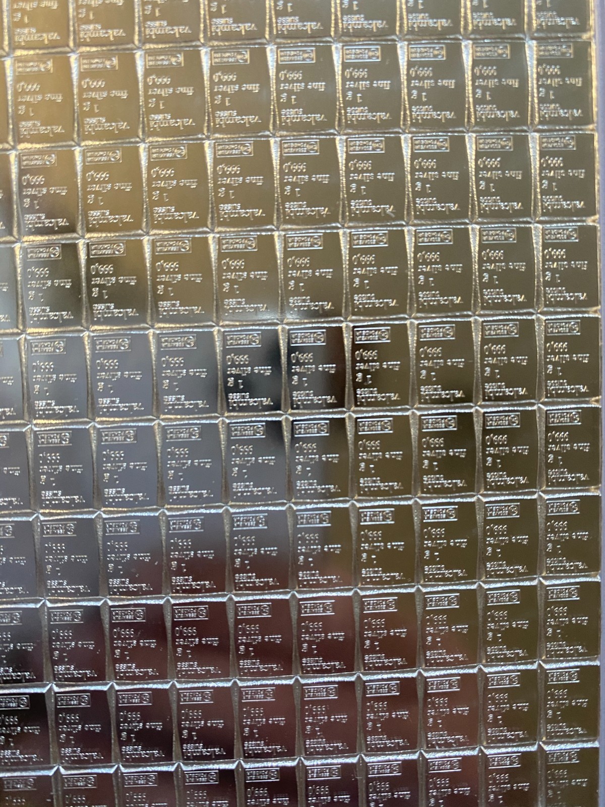 Valcambi 1 gram Silver Bar .999