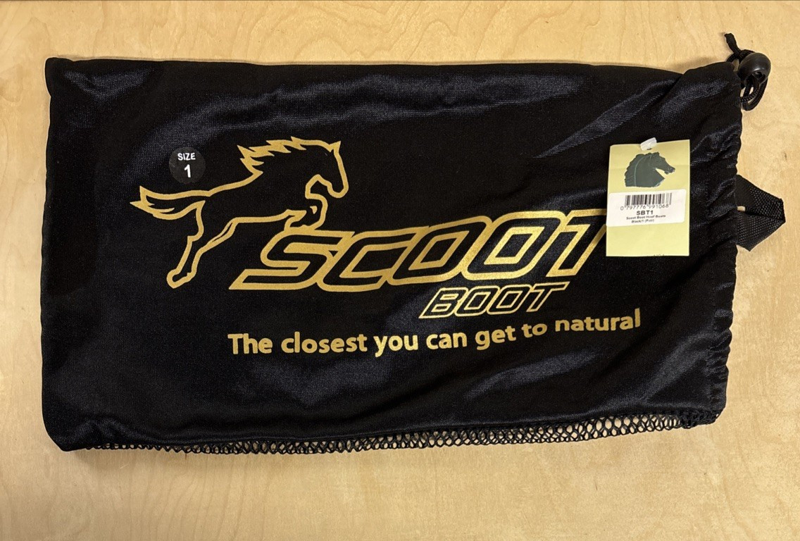 Scoot Boot Horse Hoof Boot - Size 1 REG - PAIR - Lightweight Performance Boots