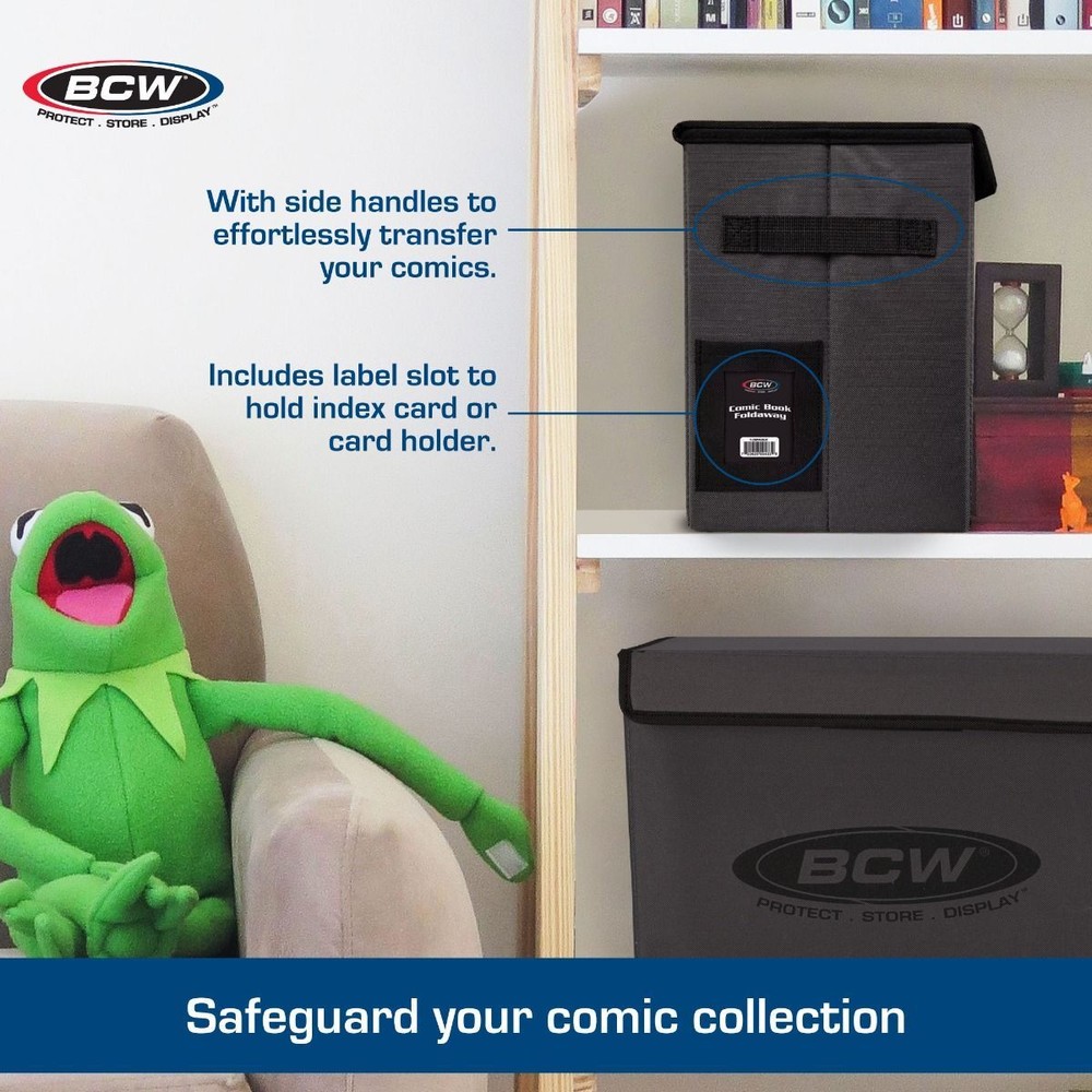 1 BCW Black Comic Book Foldaway Tote