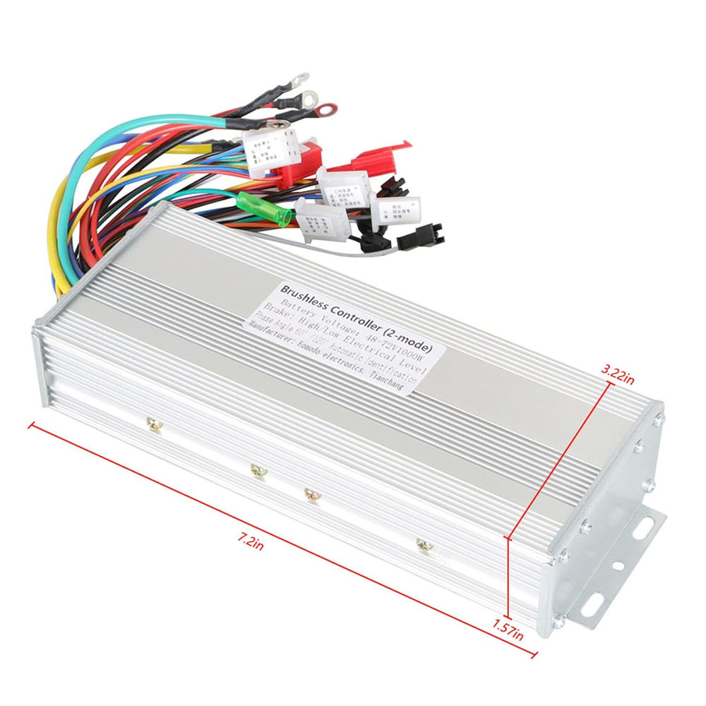 48-72V Brushless Motor Speed Controller DC 1000W Scooter Controller Rep