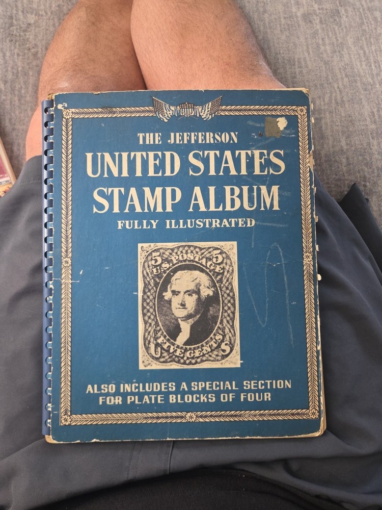 Jefferson United States Stamp Album Fully Illustrated