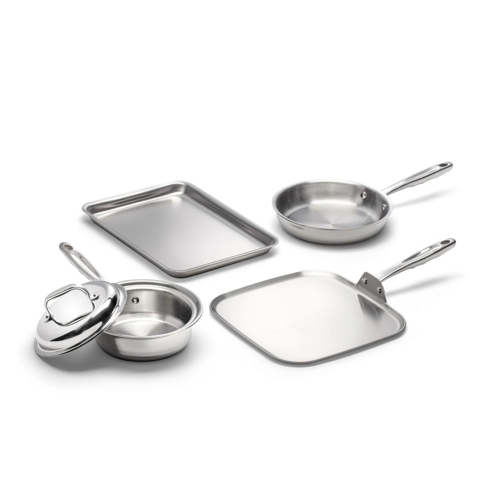New 360 Cookware 5- Piece Breakfast Combo Set