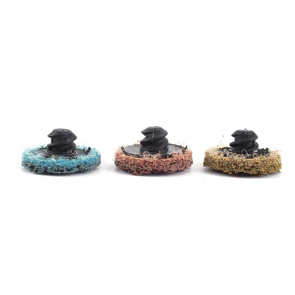 31Pcs 1'' Surface Conditioning Buffing Dics Quick Change Prep Polishing Pad S...