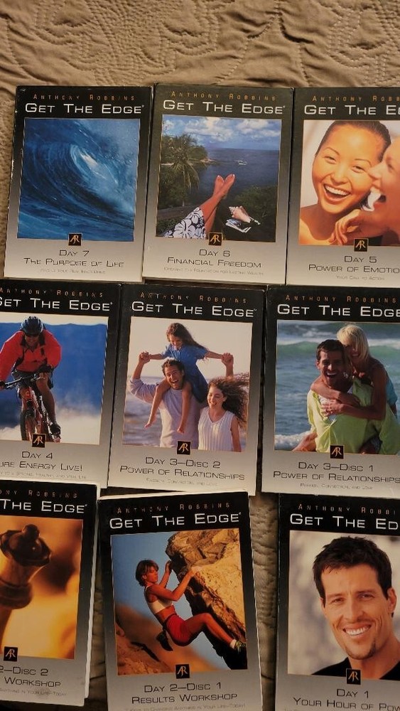 ANTHONY ROBBINS TWO SETS "GET THE EDGE"