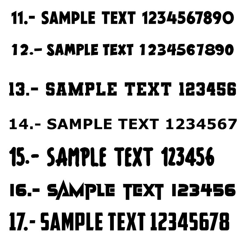 Custom Text Vinyl Lettering Sticker Decal Window Trailer Business Car Name Boat