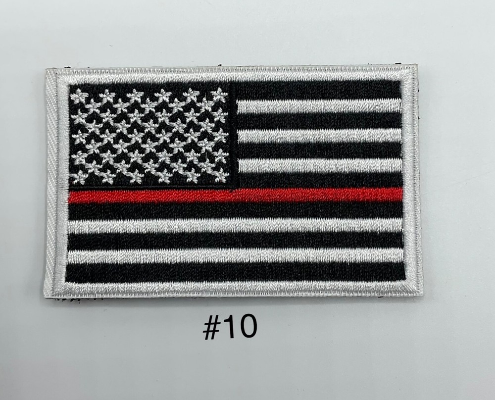 USA US Flag Forward Facing Patches 3x2"Morale HooK & Loop Fastener