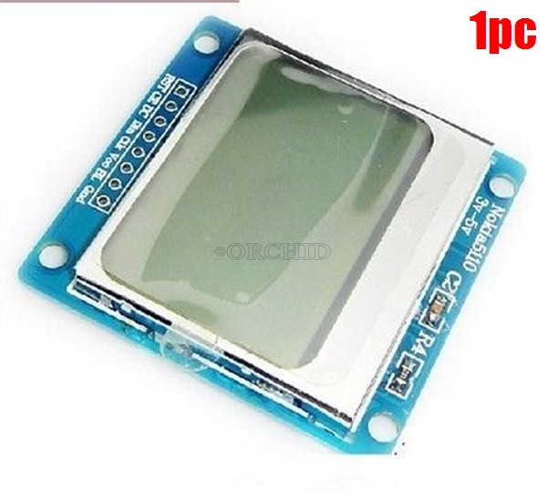 Blue Backlight Nokia 5110 Lcd Module With Adapter Pcb For Arduino ch