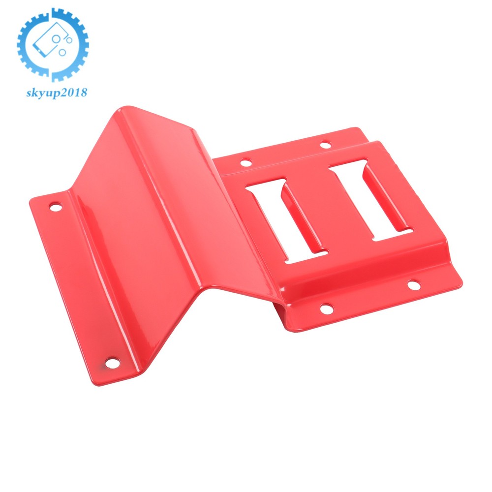 For ATV Trailer UTV Red E Track Wheel Chock Set&8' Red Ratchet Straps Polyester