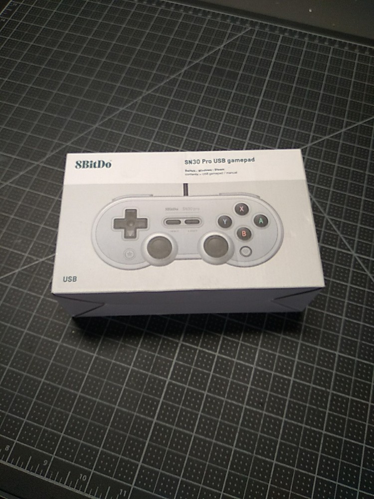 8Bitdo SN30 Pro USB Wired Gamepad Controller for Nintendo Switch, Windows - Gray