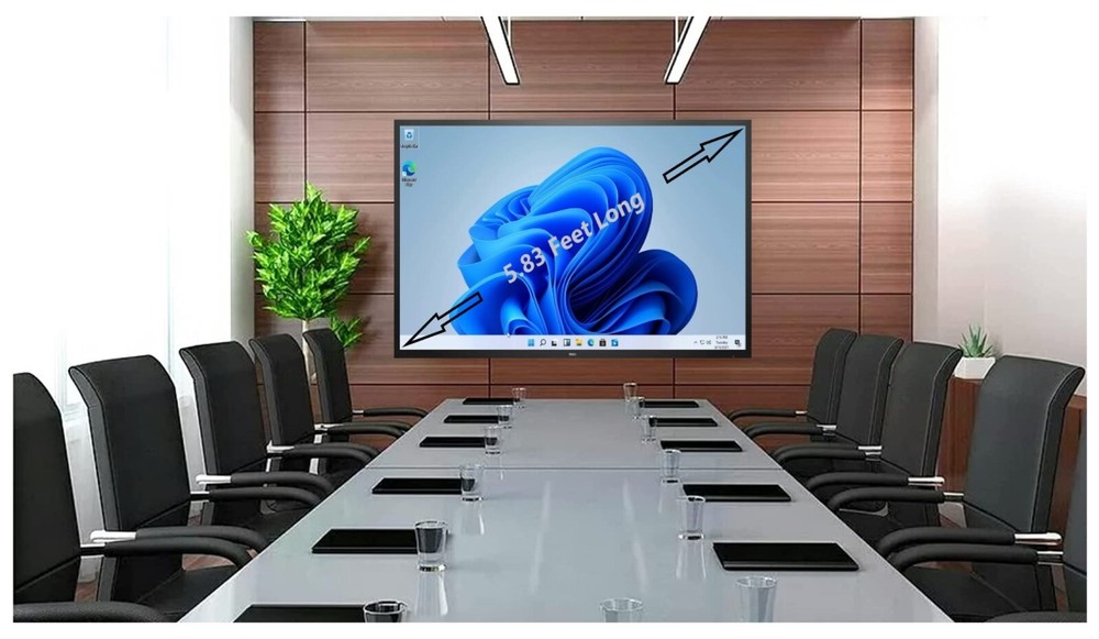 Dell 70" Interactive Whiteboard For Classroom And Professional Use
