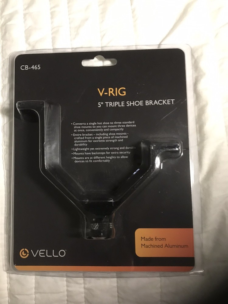 Vello V-Rig 5" Triple Shoe Bracket