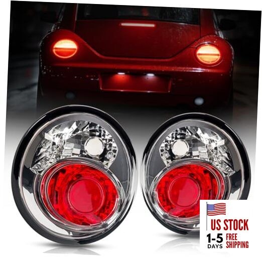 Tail Light Assembly Compatible with Beetle 1998 Black/for Beetle 1998-2005