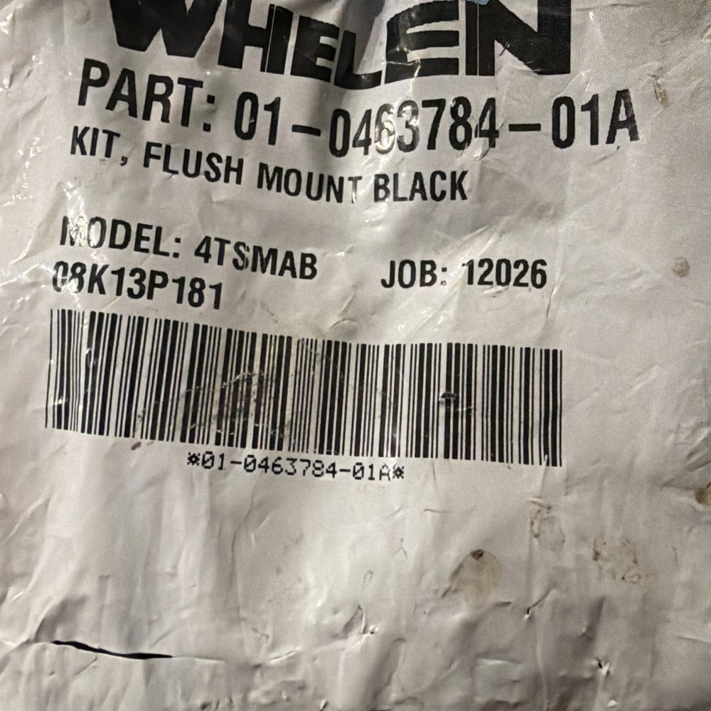 Whelen Flush Mount Kit 4TSMAB
