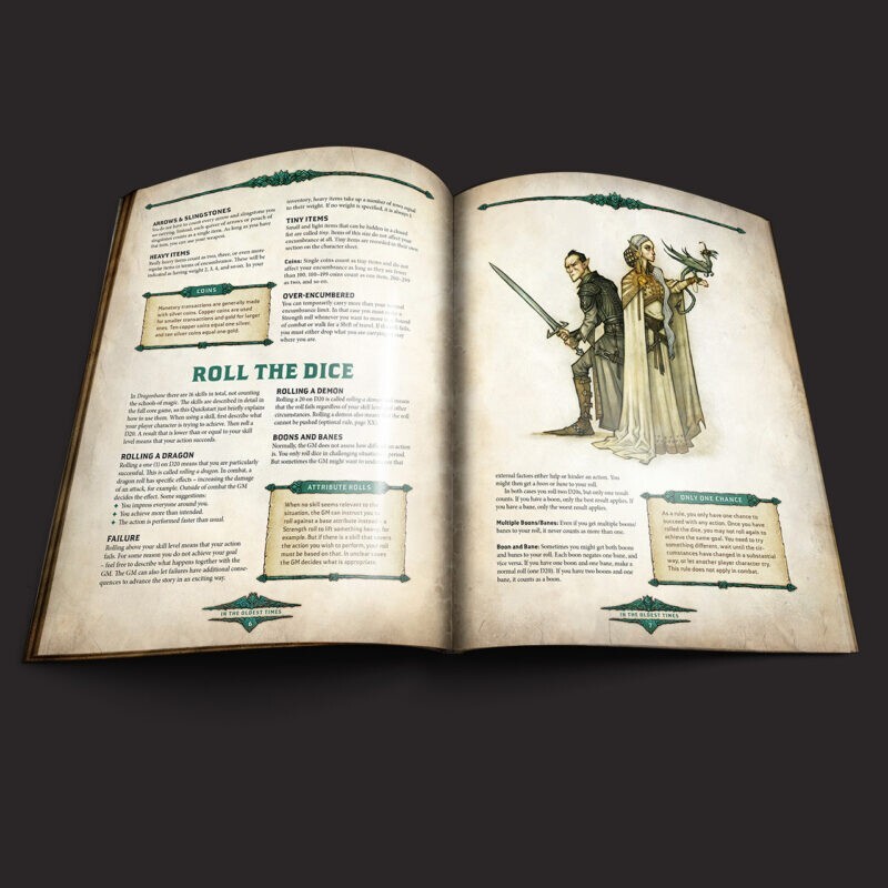 Dragonbane RPG Full Core Rule Book (Softcover)