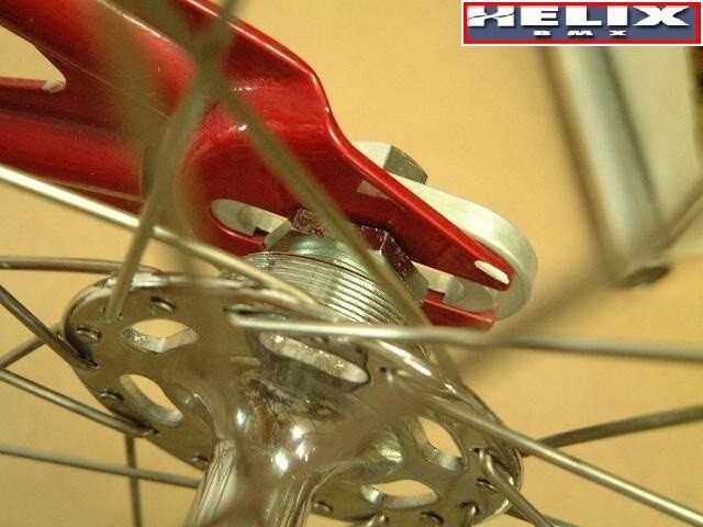 HELIX BMX DROPOUT SAVERS -Fits CRO-MO STEEL BMX & FIXED GEAR Frame w/ 3/8" Axles