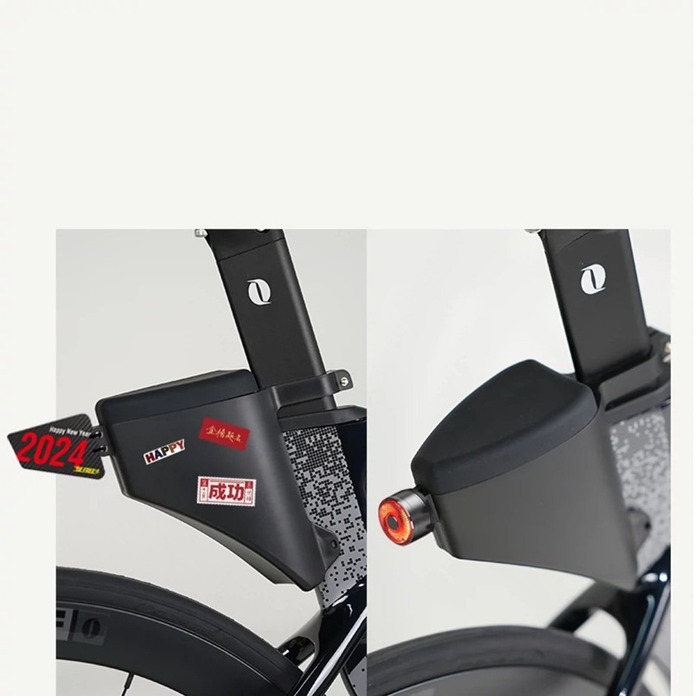 Waterproof Saddle Bag Large Capacity Protect Internal Objects Streamlined Design