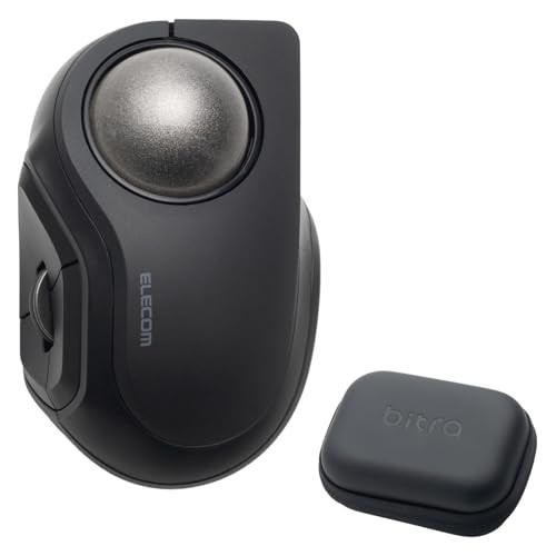 ELECOM bitra Trackball Mouse Quiet Index Finger Operation Bluetooth Wireless