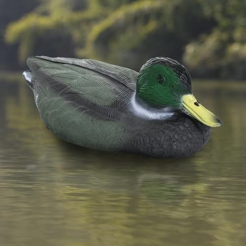 Floatable Mallard Duck Decoy - Realistic & Durable Hunting Decor (1 Pack)