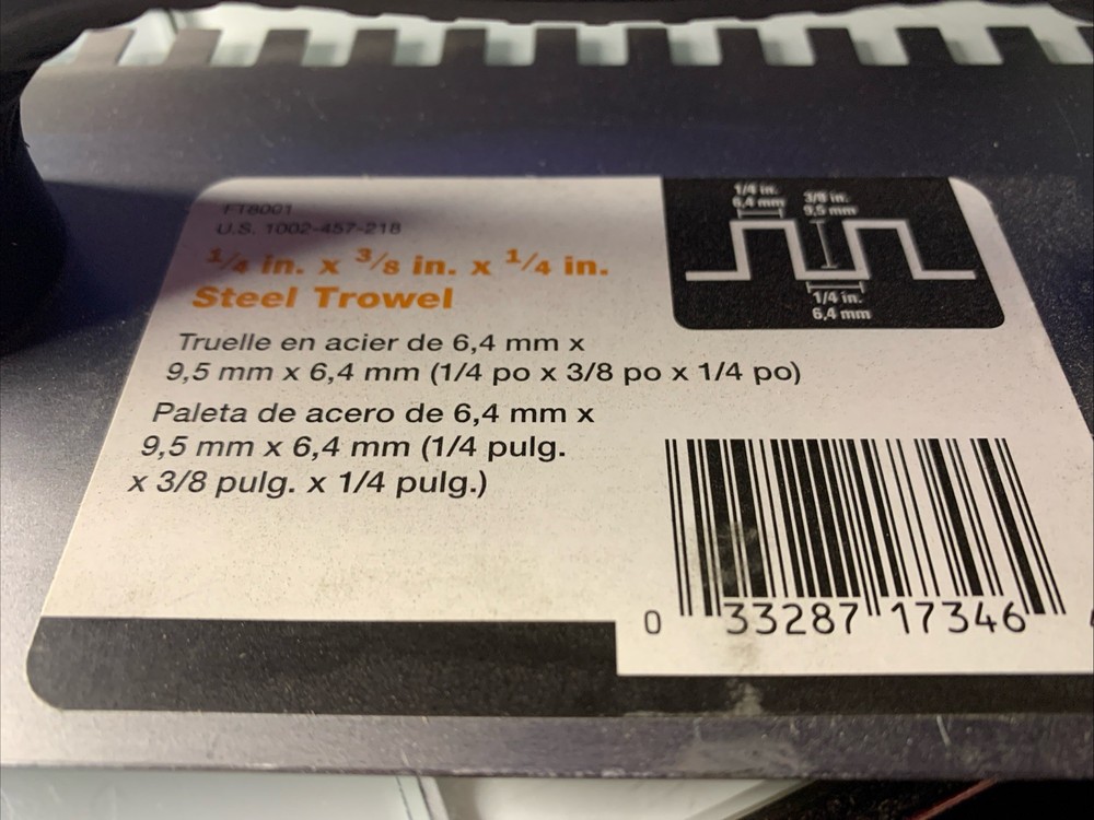 Vitrex - Economy Tile Trowel 6mm Notch