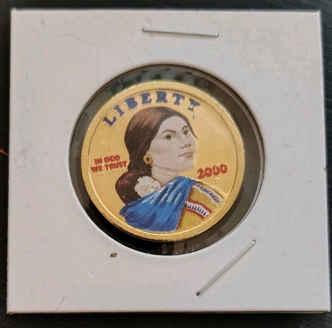 2000-P Colorized Sacagawea Dollar