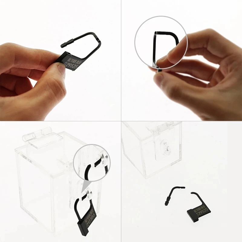 Disposable Plastic Locking Serial Number Pieces Cards Chastity Cage Never Repeat