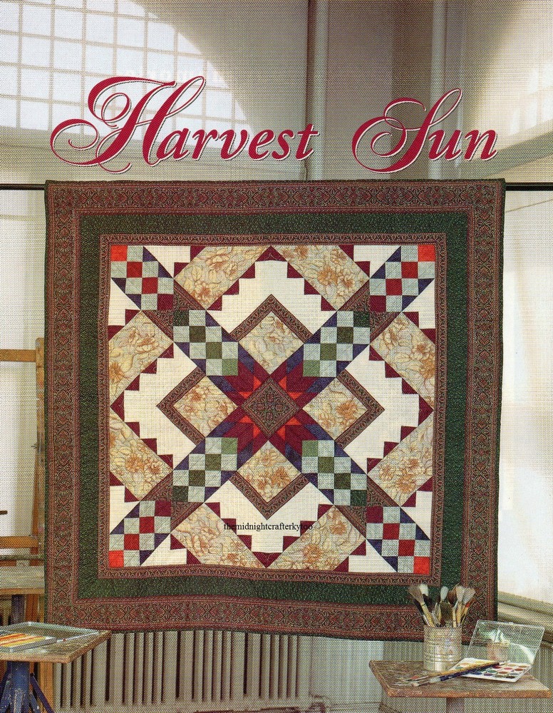 Harvest Sun Quilt Pattern Pieced JB