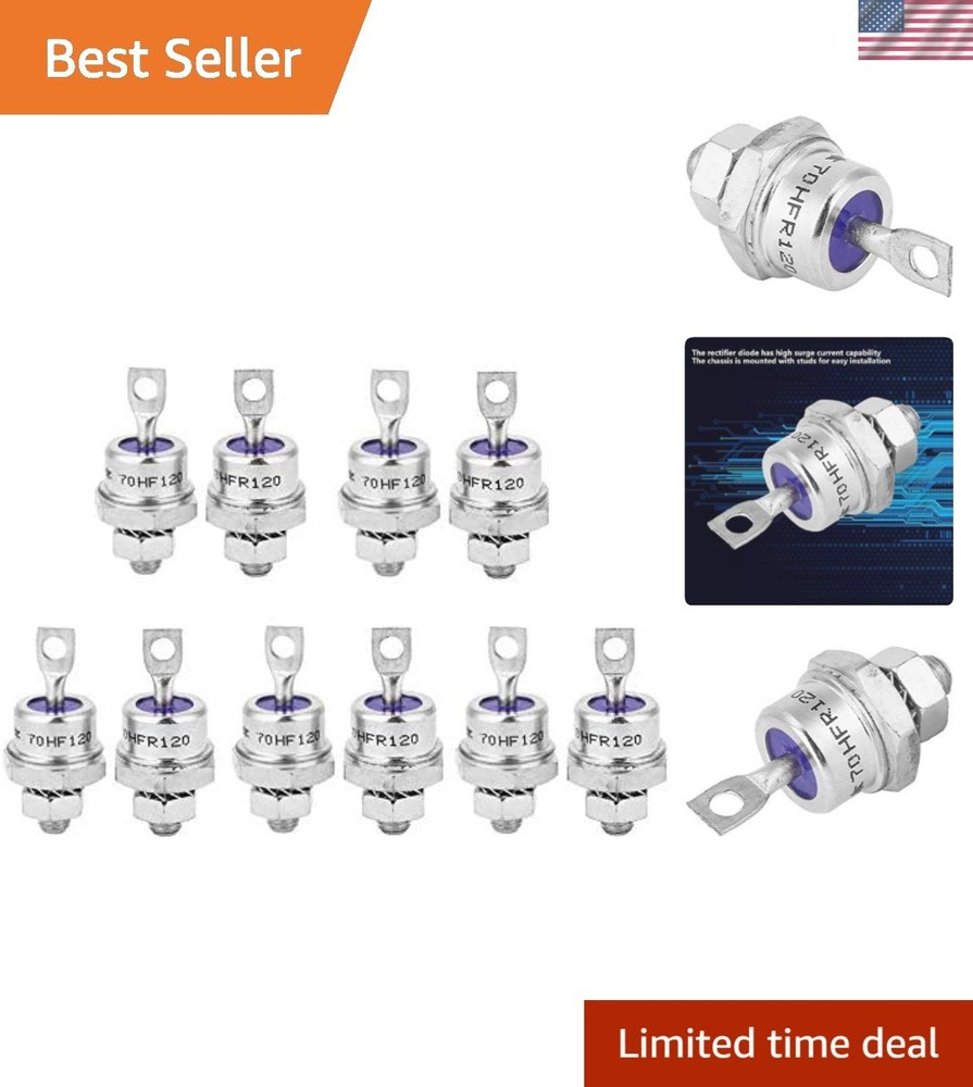 70HFR120 Rectifier Diode + 70HF120 Rectifier Diode,5 Pairs Rectifier Diode Sp...