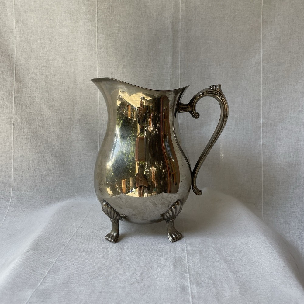 Vintage Silver Plated Water Pitcher