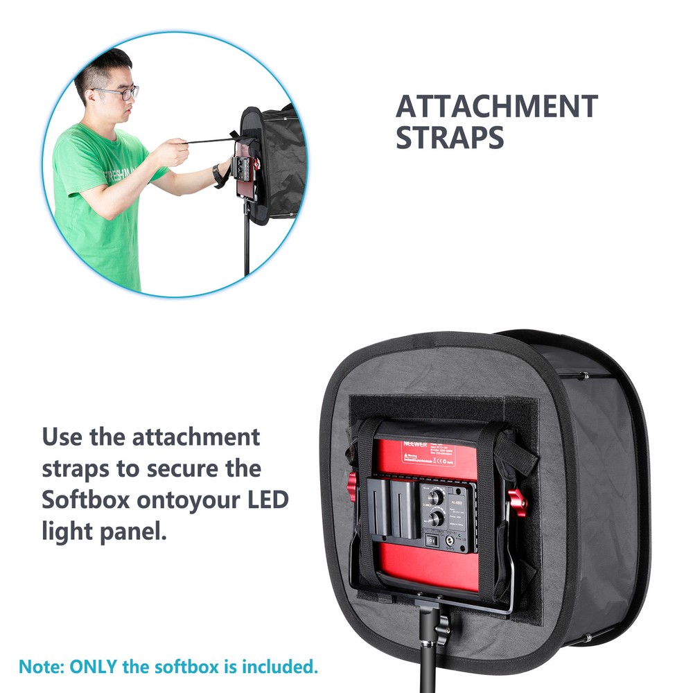 Neewer Studio Collapsible Softbox Diffuser for 660 LED Panel with Carrying Bag