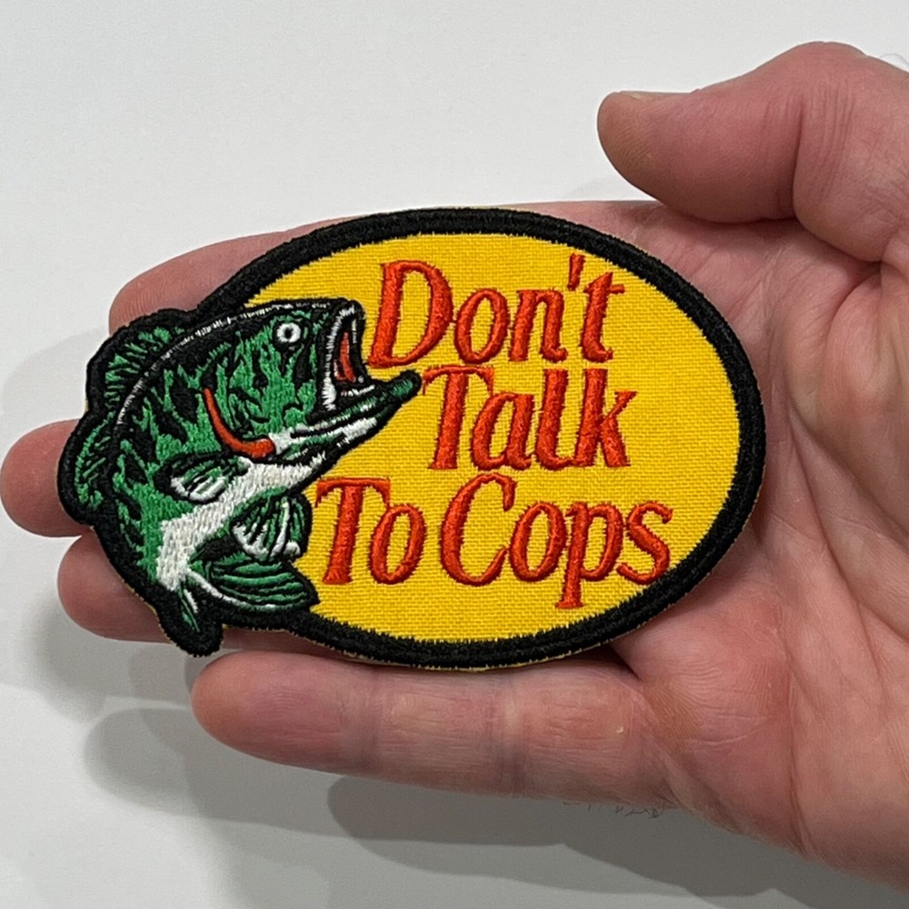 Don’t Talk To Cops Patch (2 Patches)