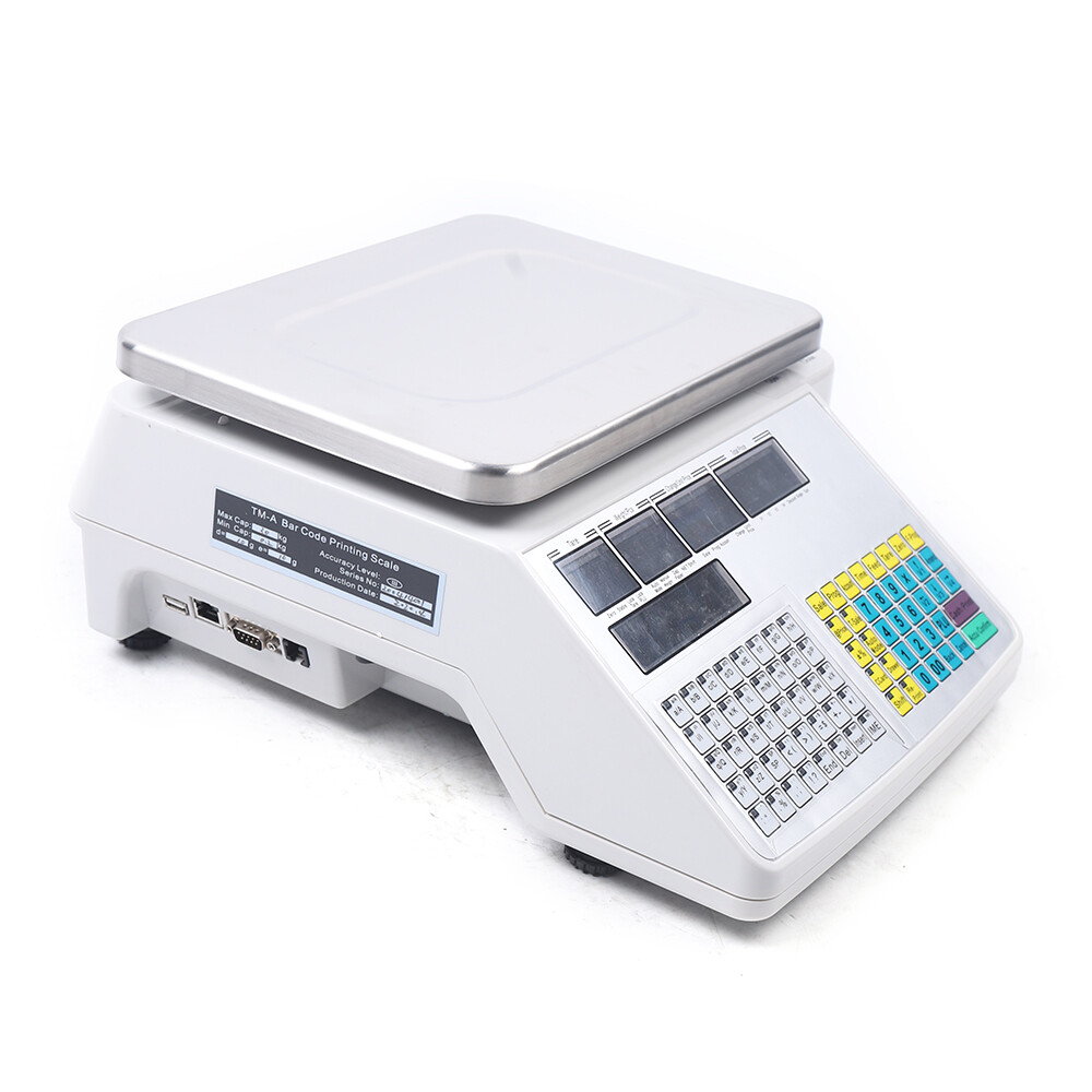 Commercial Digital Price Computing Scale 66Lbs with Label Barcode Printer 110V