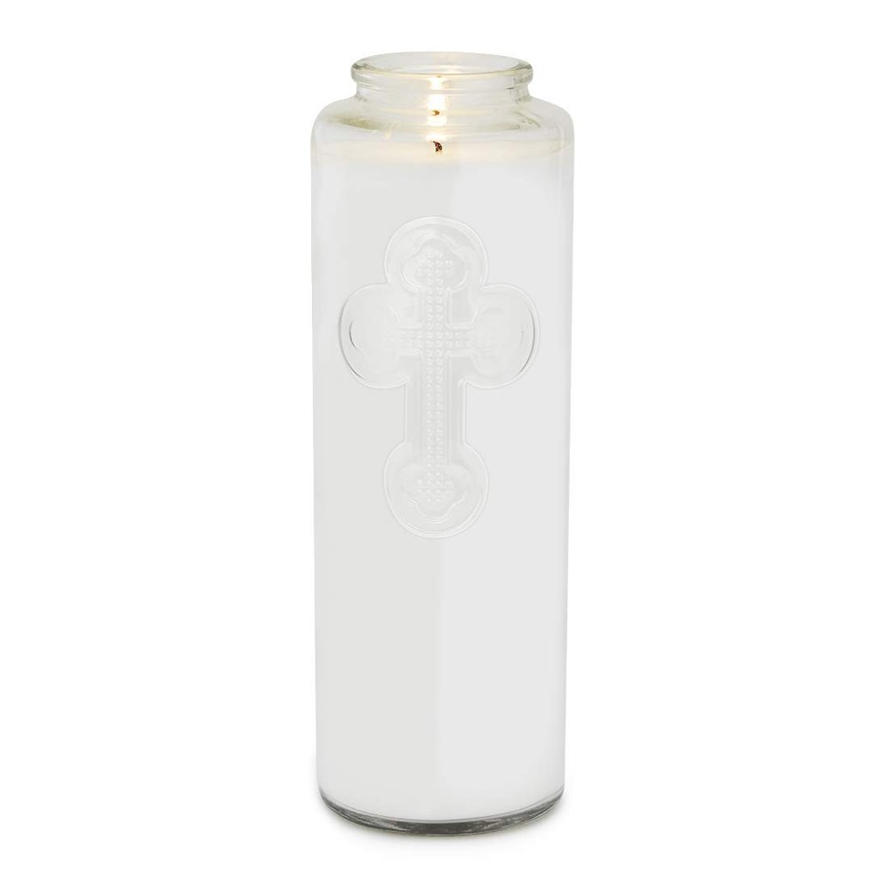 Root Candles Prayer Clear Glass Devotional 7-Day 1-Count, Meditation