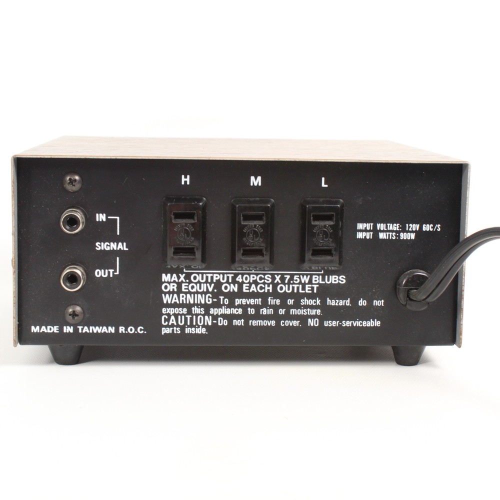 MODULONICS D-LITE 100 LIGHT & AMP CONTROLLER CHRISTMAS LIGHTS, DISCO