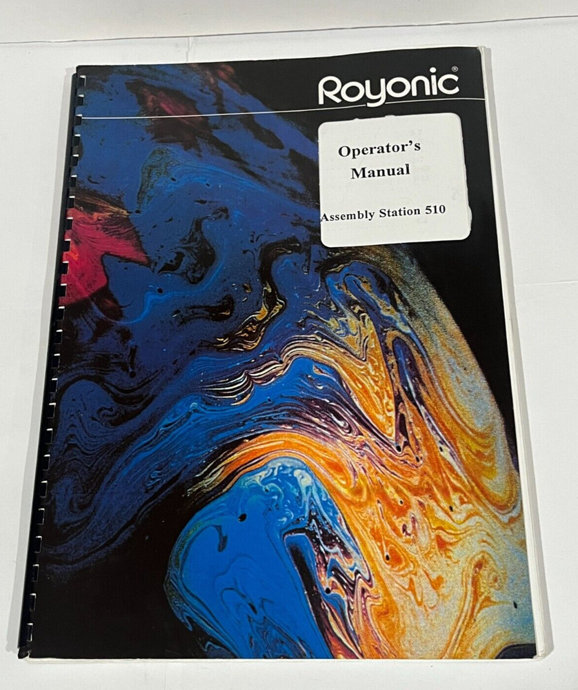 Royonic Assemble Station 510 Operator's Manual