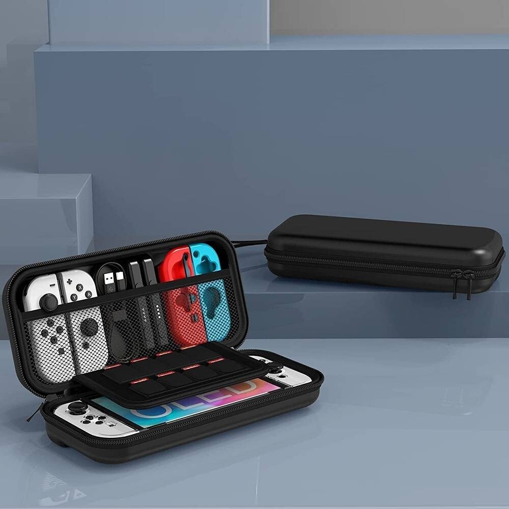 HEYSTOP Switch Accessory Deluxe  Case Compatible with Nintendo Switch