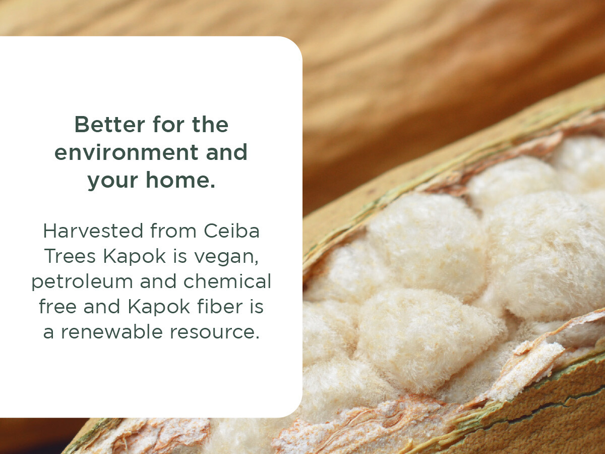 Premium Kapok -Organic Fiber Fill - Perfect for Pillows, Pet Beds and Crafts