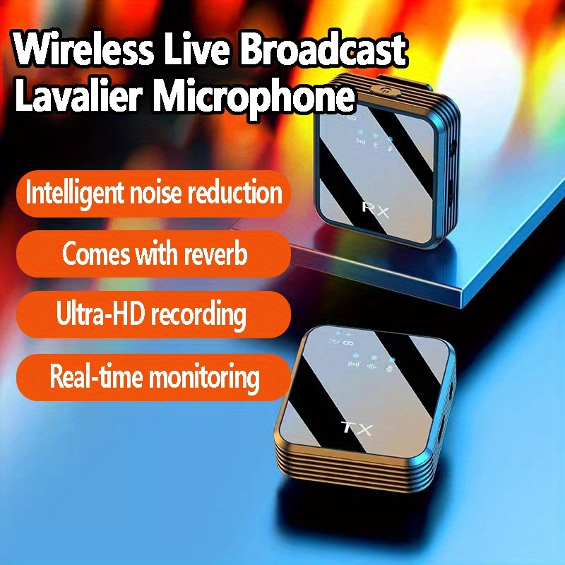 3 in 1 Mini Microphone for iPhone/Android/Camera Wireless Lavalier Microphone
