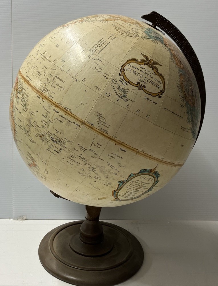 12" Diameter Replogle World Classic Series Globe