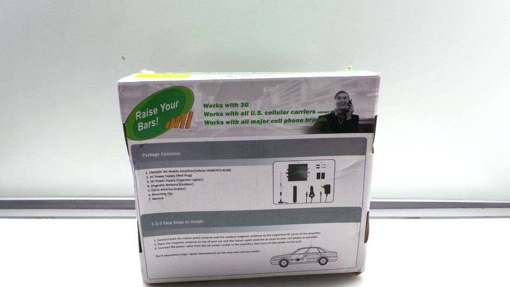 SureCall Wireless Mobile Amplifier CM2000-WL 40dB - Sued -Missing Power Adapter