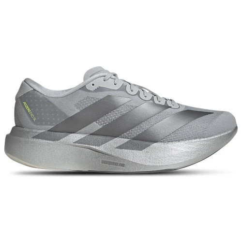 adidas adiZero Evo SL Silver Metallic Iron Mens Size 8-13 Brand New Run Club